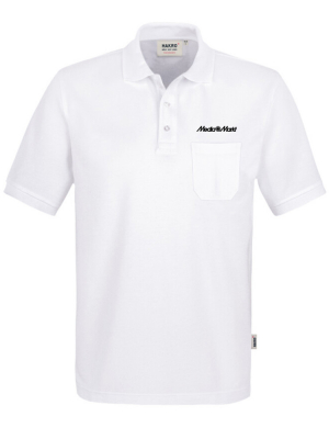 Pocket Poloshirt Mikralinar Weiss